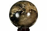 Black Opal Sphere - Madagascar #169555-1